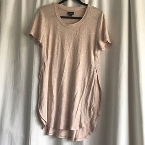Blush Tunic with Side Slits
